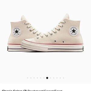 Converse High-Top Sneakers in Parchment